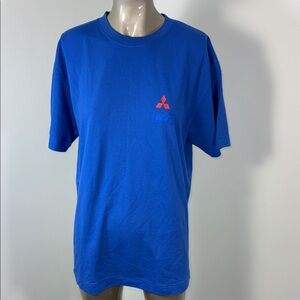 Mitsubishi Printstar Vintage Blue Graphic Men's T-Shirt